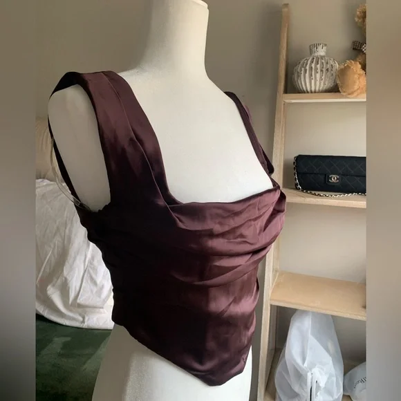 House Of CB “UNA” Rich Brown Corset - Picture 9 of 16